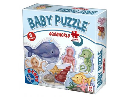 D-TOYS Baby puzzle Podmořský svět 6v1 (2-5 dílků)