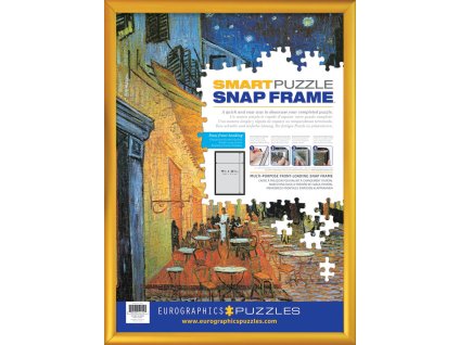 EUROGRAPHICS Smart puzzle Zlatý hliníkový klaprám na puzzle 48,89x67,63cm