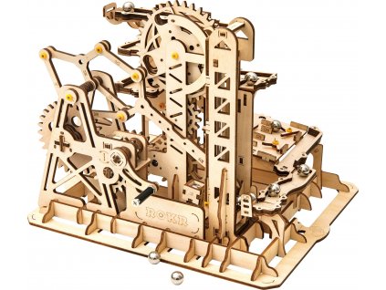 ROBOTIME Rokr 3D dřevěné puzzle Kuličková dráha: Climber 233 dílků