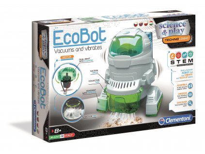 CLEMENTONI Science&Play Techno Logic EcoBot - vysává a vibruje