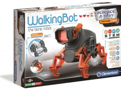 CLEMENTONI Science&Play TechnoLogic WalkingBot - bionický robot