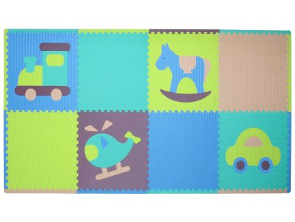 BABY GREAT Pěnové puzzle Klučičí hračky SX (60x60) s okraji
