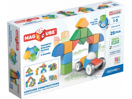 GEOMAG Magnetické kostky Magicube Shapes 25 dílů
