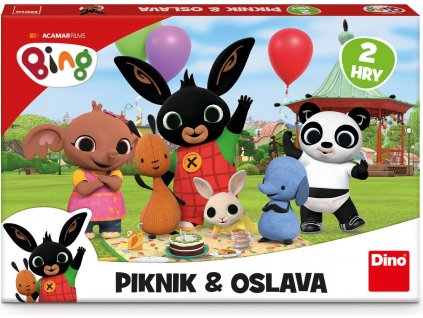 DINO Dětské hry Bing: Piknik a Oslava 2v1