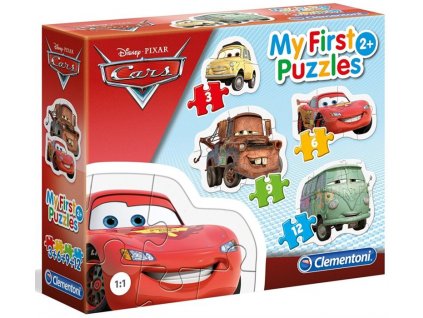 CLEMENTONI Moje první puzzle Auta 4v1 (3,6,9,12 dílků)