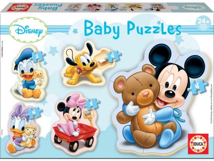 EDUCA Baby puzzle Miminka Disney 5v1 (3-5 dílků)