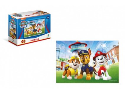 Minipuzzle Tlapková patrola/Paw Patrol 35 dílků v krabičce 9x6,5x3cm