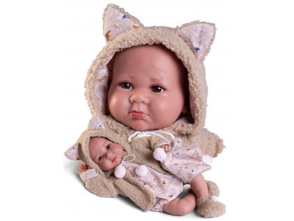 Antonio Juan 33362 LUCA - realistická panenka miminko s měkkým látkovým tělem - 42 cm