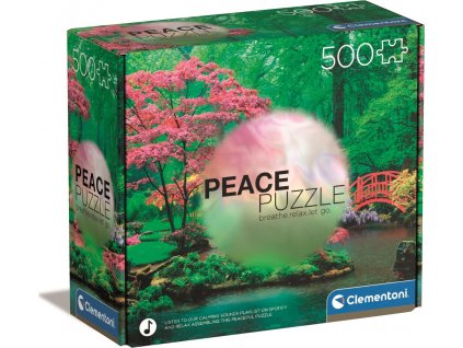 CLEMENTONI Peace puzzle: Konejšivé kapky deště 500 dílků