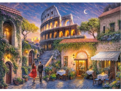CHERRY PAZZI Puzzle Romantický Řím 1000 dílků
