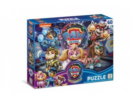 Puzzle Tlapková patrola/Paw Patrol 23x32cm 60 dílků v krabičce 15x18x6cm