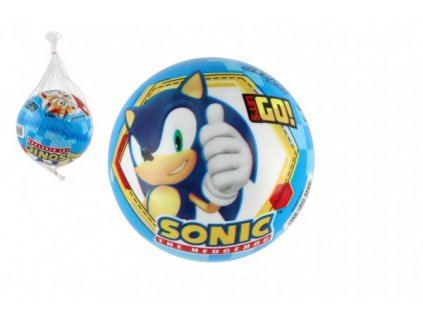 Míč Ježek Sonic nafouknutý 14cm v síťce