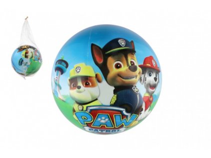 Míč Tlapková patrola/Paw patrol nafouknutý 23cm v síťce