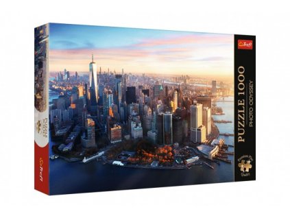 Puzzle Premium Plus - Photo Odyssey: Manhattan, New York 1000 dílků 68,3x48cm v krabici 40x27x6cm