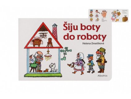 Knížka Šiju boty do roboty CZ text 24x16cm 24m+