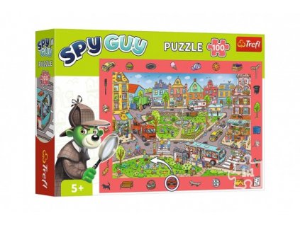 Puzzle Spy Guy - Město 18,9x13,4cm 100 dílků v krabici 33x23x6cm