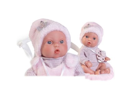 Antonio Juan 85316 Picolín - realistická panenka miminko s celovinylovým tělem - 21 cm