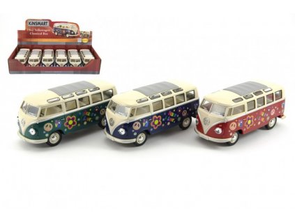 Autobus Kinsmart VW Classical kov/plast 18cm