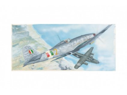 Model Fiat G.55 18,9x23,4cm v krabici 31x13,5x3,5cm