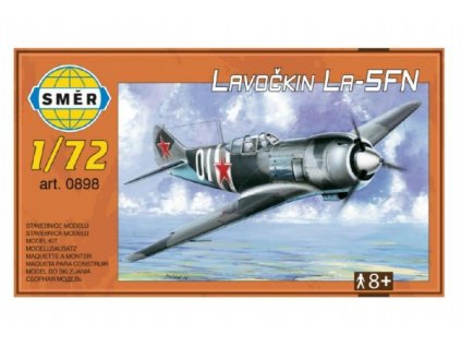 Model Lavočkin La-5FN 1:72 13,6x12cm v krabici 25x14,5cm