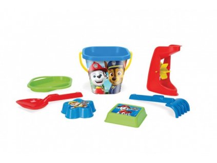 Sada na písek 7ks plast Paw Patrol/Tlapková patrola v síťce 20x30x18cm 12m+ Wader