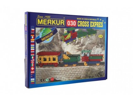 Stavebnice MERKUR 030 Cross expres 10 modelů  36x27x3cm