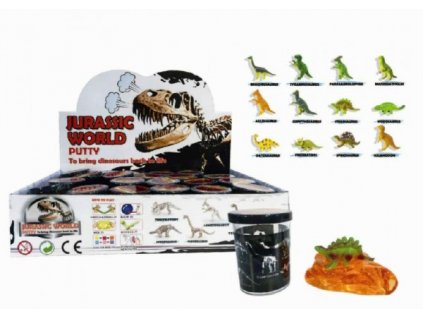 Sliz - hmota 80g Dinosaurus 6cm mix druhů