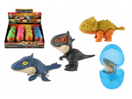 Dinosaurus kousací ve vajíčku plast 10cm