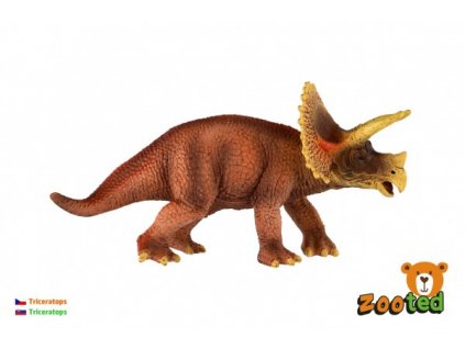 Triceratops zooted plast 20cm v sáčku