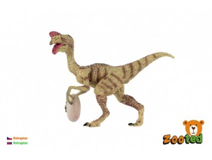 Oviraptor s vejcem zooted plast 12cm v sáčku