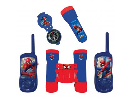 Dobrodružná sada Spider-Man s vysílačkami, dalekohledem a kompasem