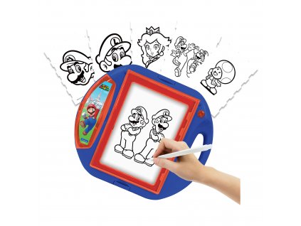 Kreslicí projektor se šablonami Mario