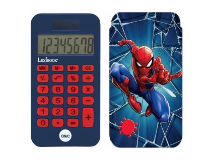 Kapesní kalkulačka Spider-Man s ochranným krytem