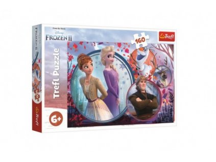 Puzzle Ledové království II/Frozen II 160 dílků 41x27,5cm v krabici 29x19x4cm