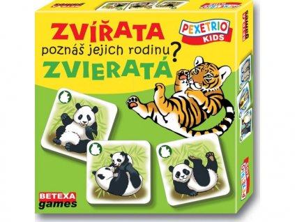 Betexa Pexetrio Zvířata – poznáš jejich rodinu?