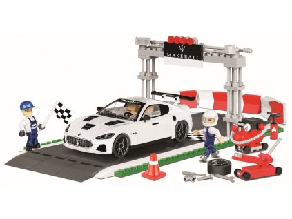 COBI 24567 MASERATI GRAN TURISMO GT3 Racing set. 300 k, 2 f