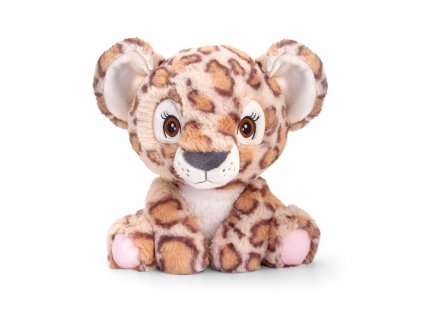 Keel Toys SE1087 Keeleco Leopard - eko plyšová hračka 16 cm