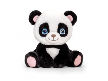 Keel Toys SE1089 Keeleco Panda - eko plyšová hračka 16 cm