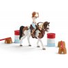 SCHLEICH Horse Club® 42441 Hannah a jezdecká sada na western