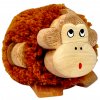 Dvěděti Dřevěná figurka XL pompom Opice