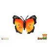 Motýl Monarcha africký (babočka) zooted plast 7cm