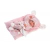 Llorens 73860 NEW BORN HOLČIČKA - realistická panenka miminko s celovinylovým tělem - 40 cm