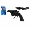 Revolver/pistole na kapsle 8 ran plast 13cm v krabičce 9,5x16x2,5cm