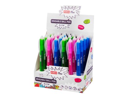 EASY BLOW Prepisovateľný roller 0,7 mm s "gumou" (Balenie 24ks)