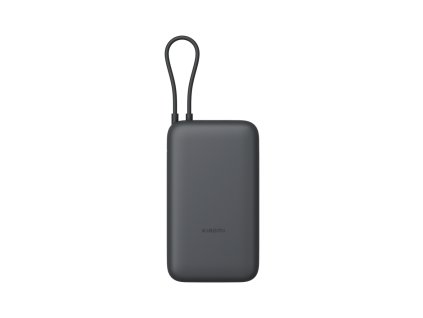xiaomi 22 5w power bank 20000mah integrated cable dark gray