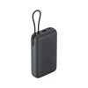 xiaomi 22 5w power bank 20000mah integrated cable dark gray 1
