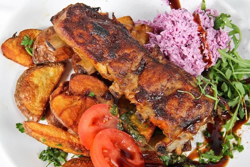 Bravčové rebierka s medovou marinádou