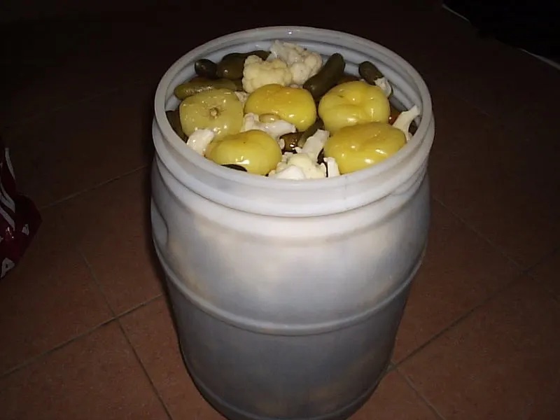 Dokladaná kyslá zelenina