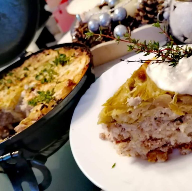 Zapekaný kel v UFO disku