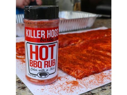 54013 Killer Hogs - HOT BBQ Rub (zmes korenia na grilovanie) 453g